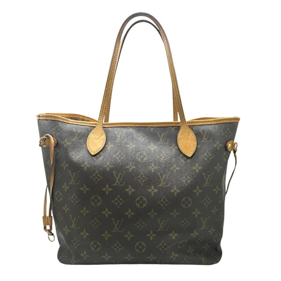 LOUIS VUITTON Brown Monogram Neverfull MM Tote Bag - Picture 1 of 15